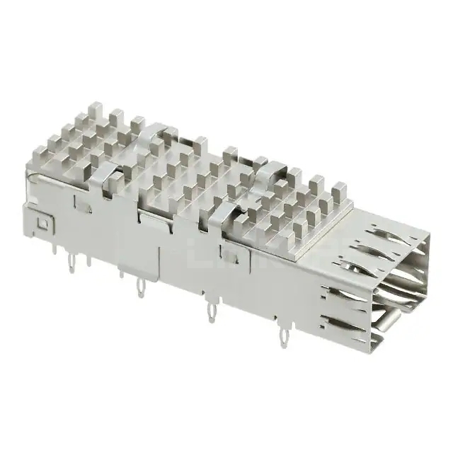 TE 1367645-4 SFP Cage with Heat Sink Connector Press-Fit 4 Gb/s