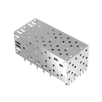 LP22AC01201 SFP 2x2 Cage Connector Press-Fit With Inner Light Pipe